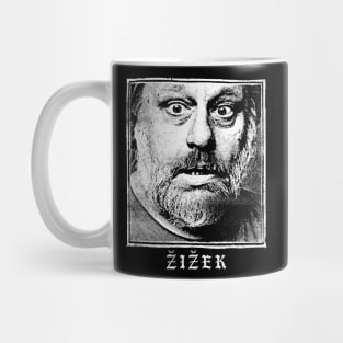 Slavoj Žižek // Retro Styled Fan Design Mug